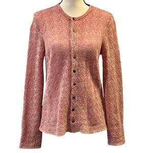 Junya Watanabe Women's Pink Knit Cardigan Size M